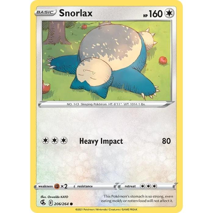 Snorlax - Fusion Strike (Common) [FST-206] English / Near Mint / Normal