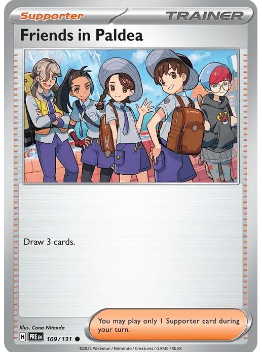 Friends in Paldea - Prismatic Evolutions (Common) [PRE-109] English / Near Mint / Normal