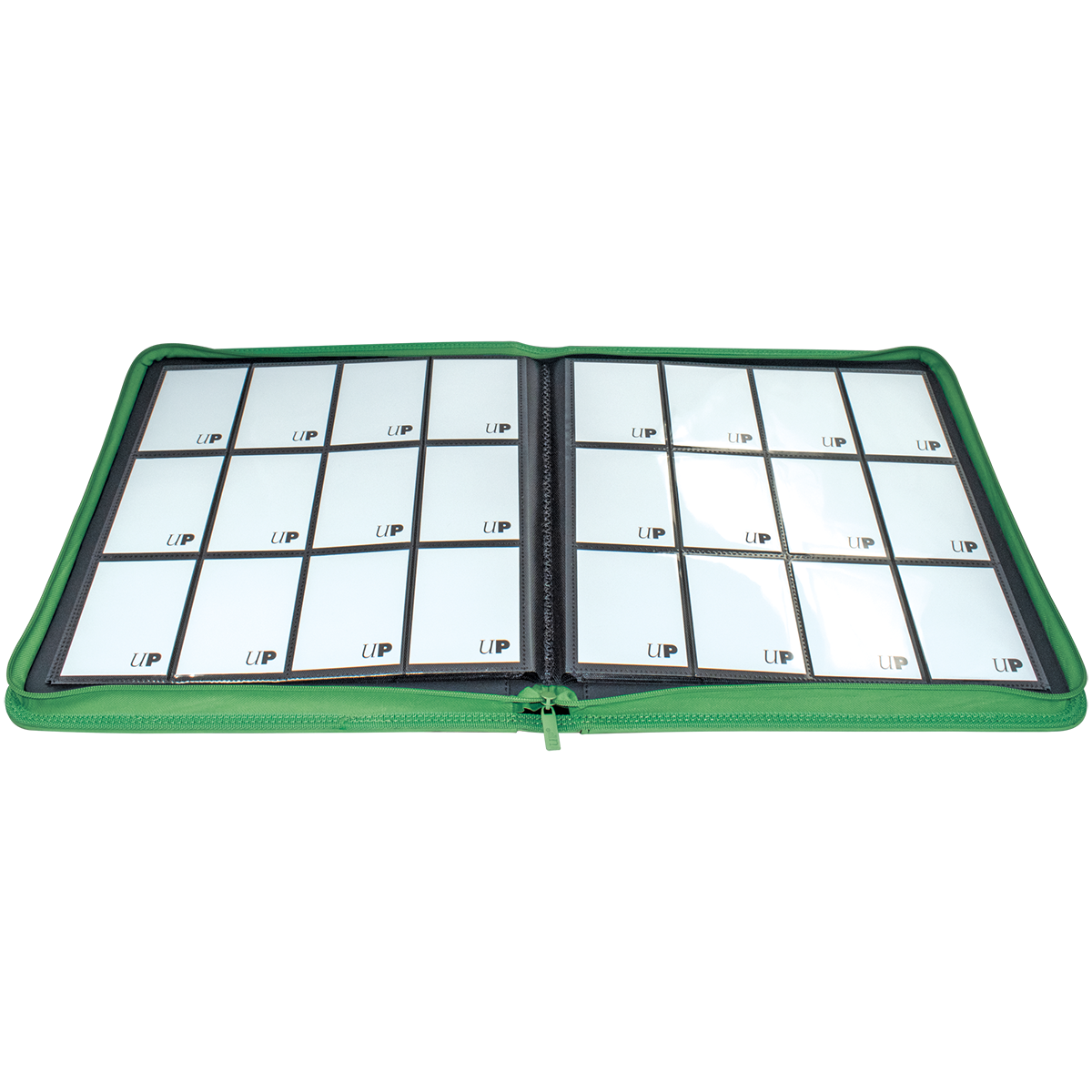 Premium 12-Pocket Zippered Vivid Green Ultra PRO-Binder [Ventes inn]