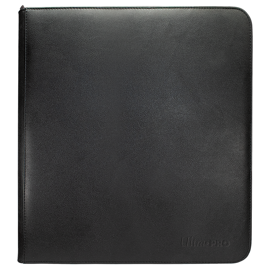 Premium 12-Pocket Zippered Vivid Black Ultra PRO-Binder [Ventes inn]