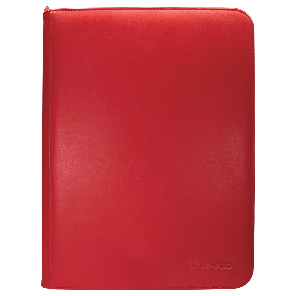 Premium 9-Pocket Zippered Vivid Red Ultra PRO-Binder [Ventes inn]