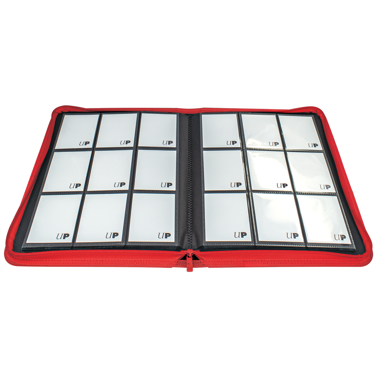 Premium 9-Pocket Zippered Vivid Red Ultra PRO-Binder [Ventes inn]