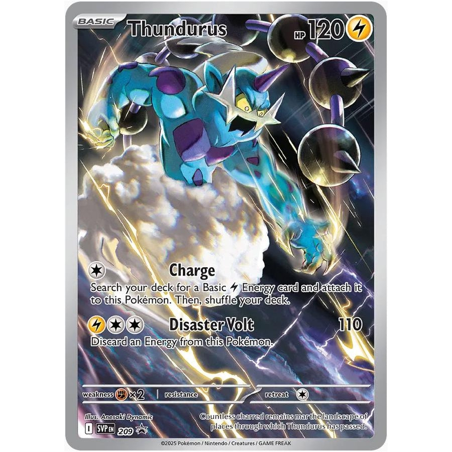 Thundurus SVP209 - Black Bolt Promo