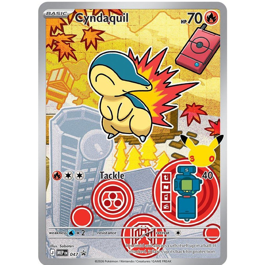 Cyndaquil MEP047 - First Partner Illustration Volume 2 Promo