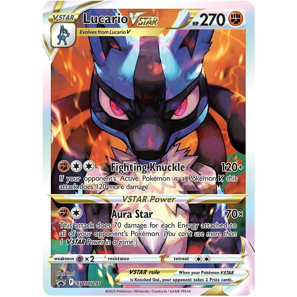 Lucario VSTAR SWSH291 - Crown Zenith Promo