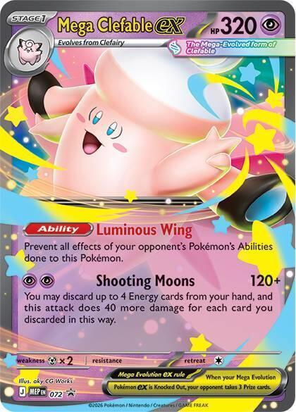 Pokémon Mega Clefable ex Mega Moonlight Tin
