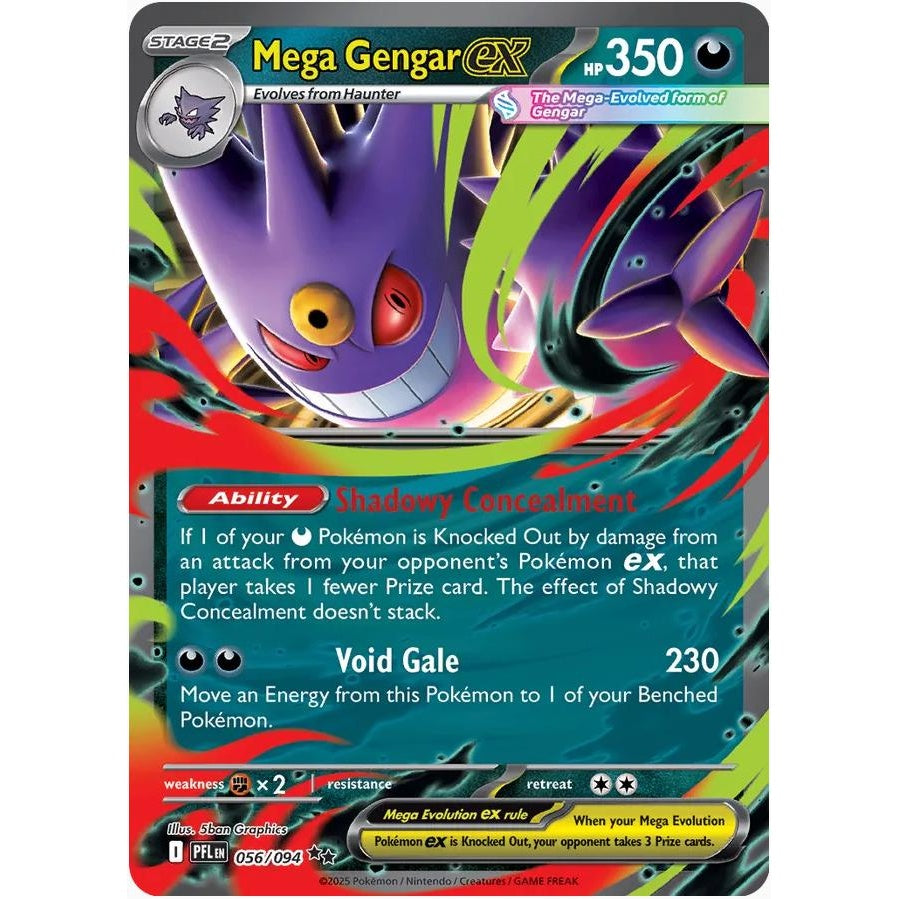 Mega Gengar ex 56/094 - Phantasmal Flames