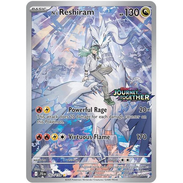 N's Reshiram 167/159 - Journey Together Stamped Promo [Sealed]