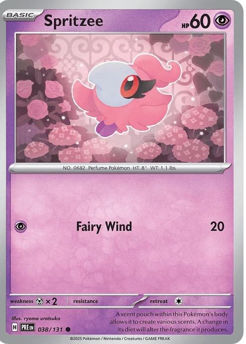 Spritzee - Prismatic Evolutions (Common) [PRE-38] English / Near Mint / Normal