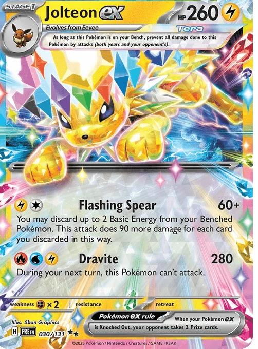Jolteon ex - Prismatic Evolutions (Double Rare) [PRE-30] English / Near Mint / Normal