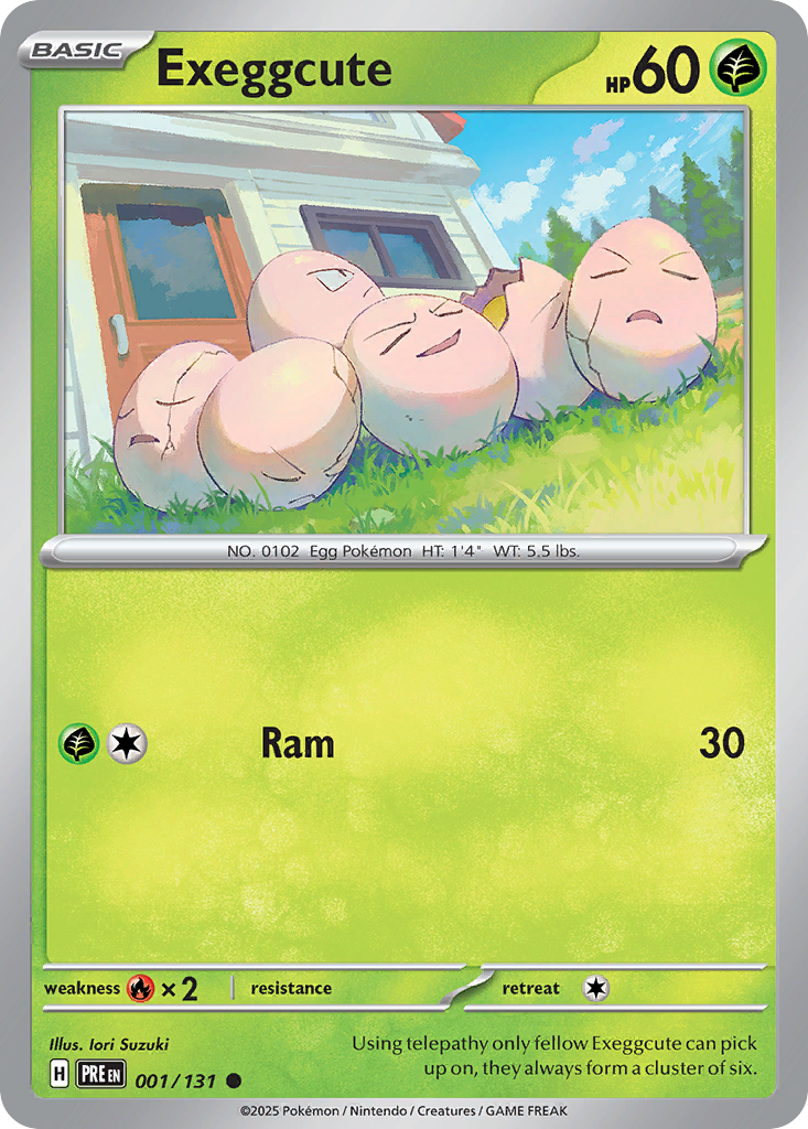 Exeggcute - Prismatic Evolutions (Common) [PRE-1] English / Near Mint / Normal