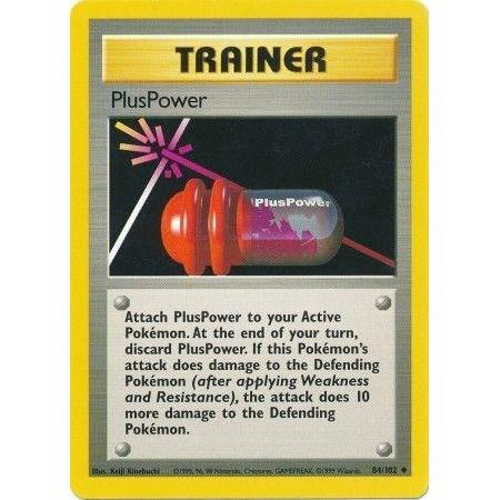 PlusPower 84/102 - Base Set (Engelsk / Near Mint)