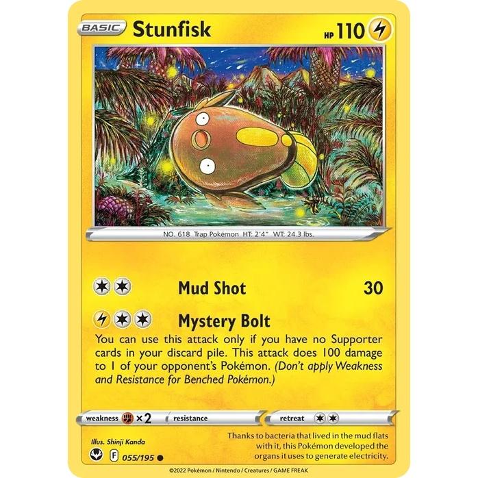 Stunfisk - Silver Tempest (Common) [SIT-55] English / Near Mint / Normal