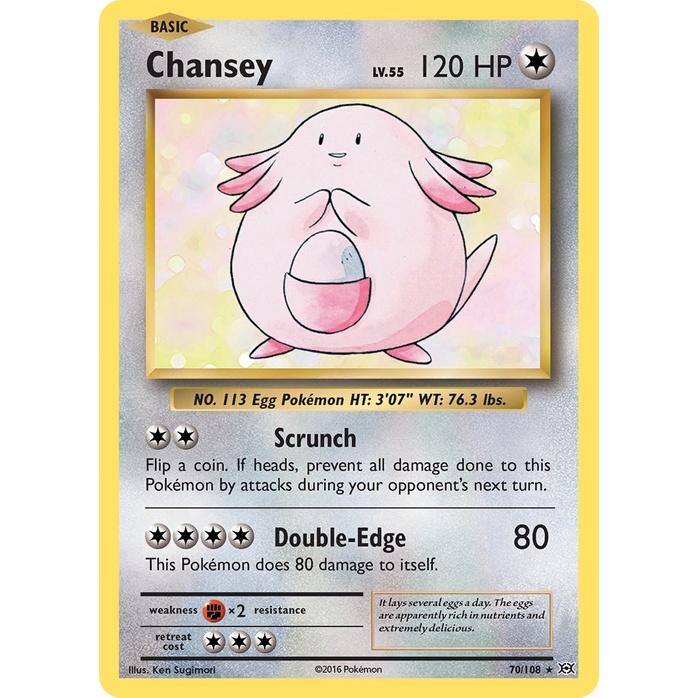 Chansey - Evolutions (Holo Rare) [EVO-70] English / Near Mint / Normal