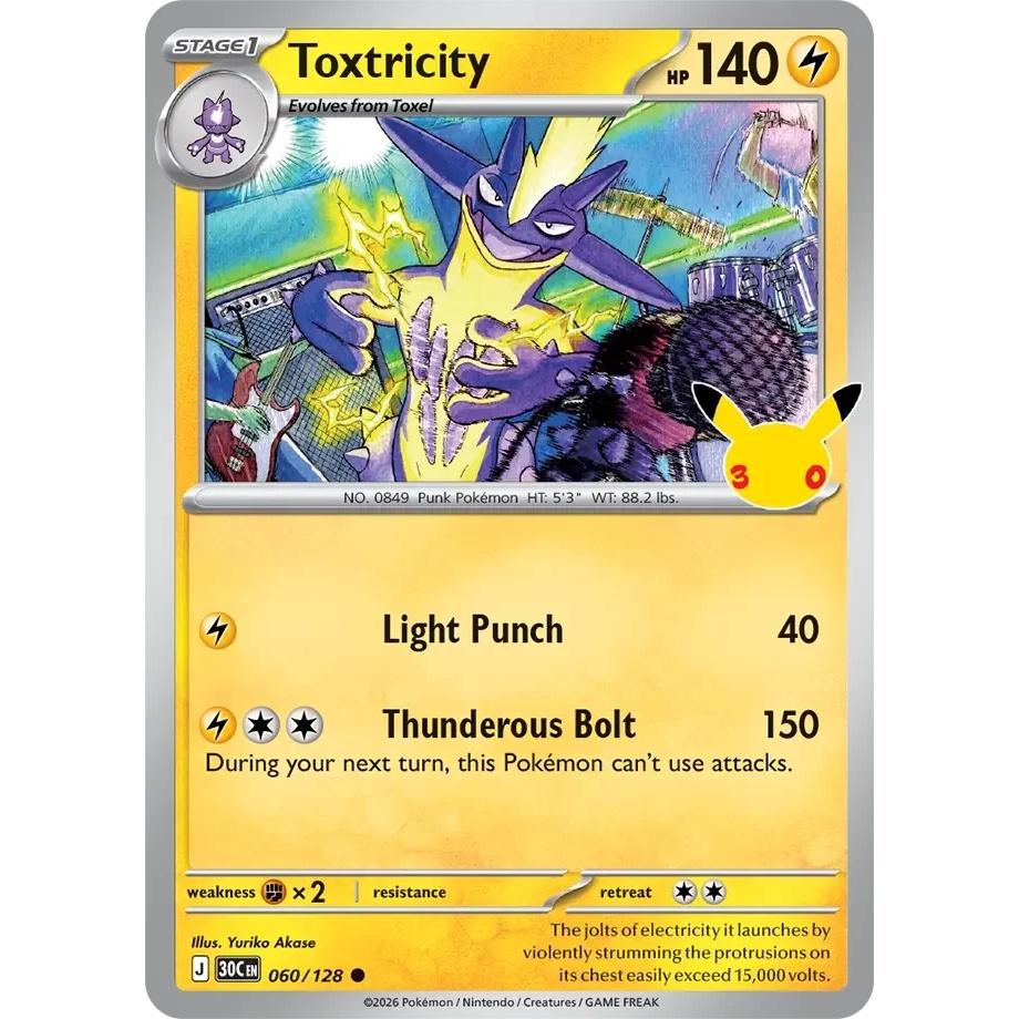Toxtricity - 30th Celebration (Common) [30C-60] English / Near Mint / Normal