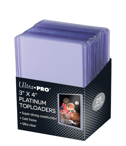 Ultra Clear Platinum Toploader 3x4" (25 stk)