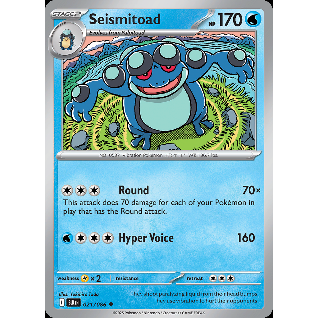 Seismitoad 21/086 - Black Bolt