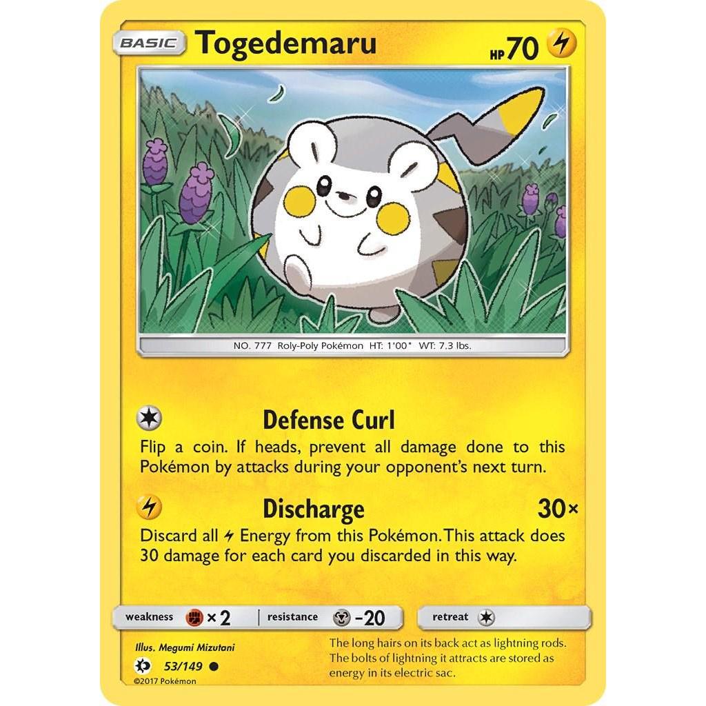 Togedemaru 53/149 - Sun & Moon (Engelsk / Near Mint)