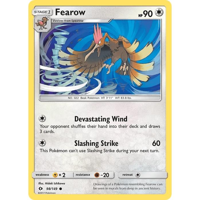 Fearow 98/149 - Sun & Moon Base Set (Engelsk / Near Mint)