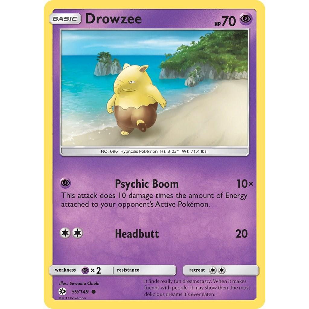 Drowzee 59/149 - Sun & Moon (Engelsk / Near Mint)