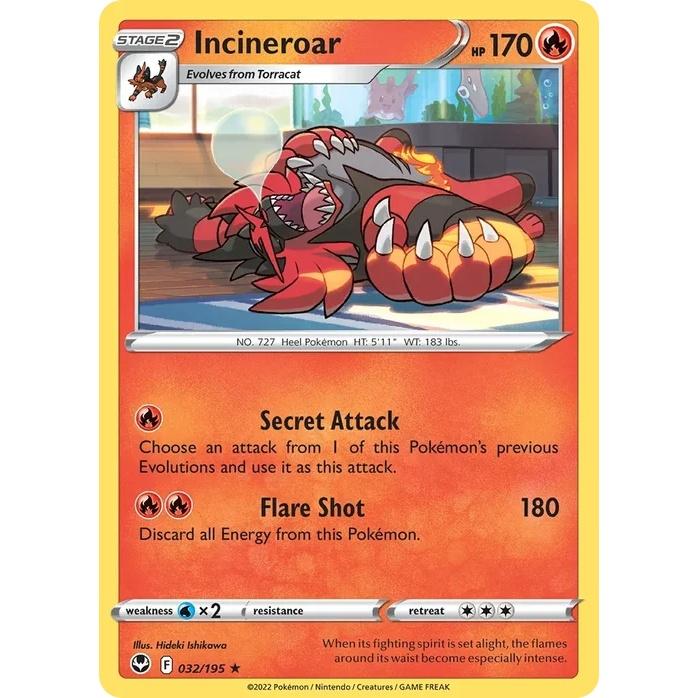 Incineroar - Silver Tempest (Rare) [SIT-32] English / Near Mint / Normal