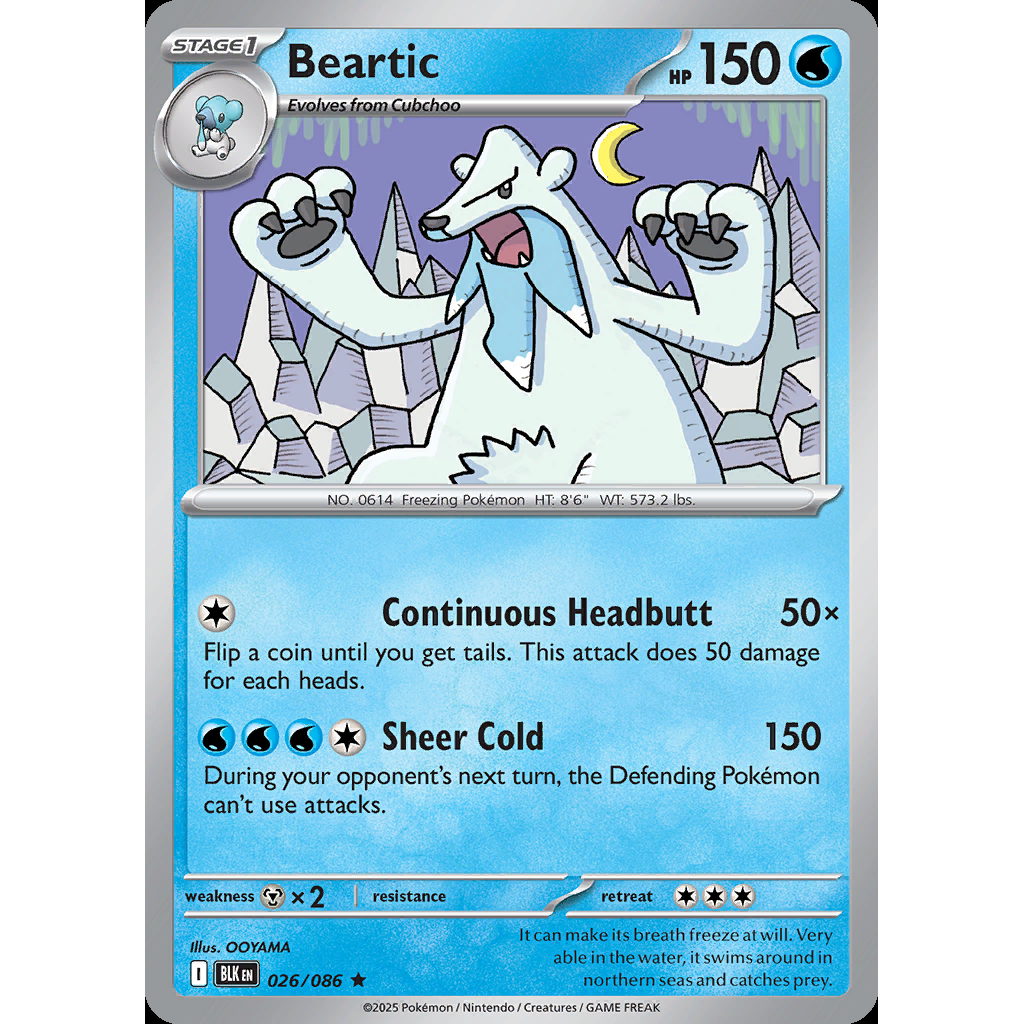 Beartic 26/086 - Black Bolt