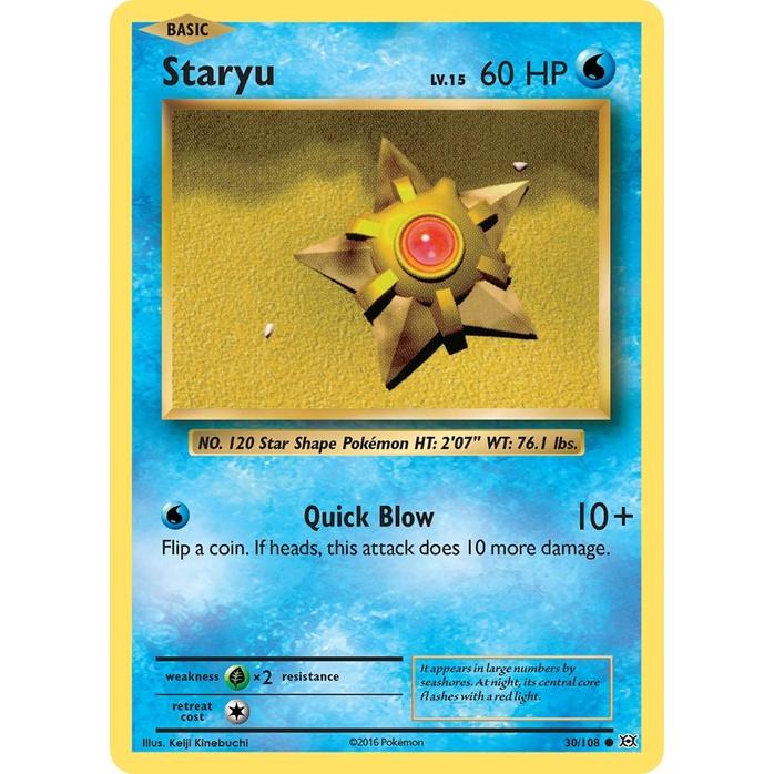 Staryu - Evolutions (Common) [EVO-30] English / Near Mint / Normal