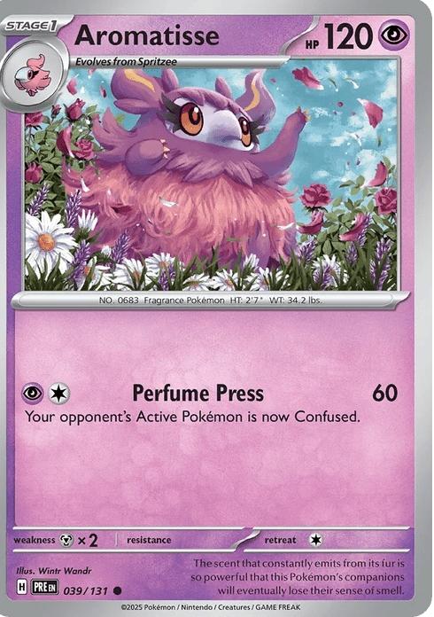 Aromatisse - Prismatic Evolutions (Common) [PRE-39] English / Near Mint / Normal