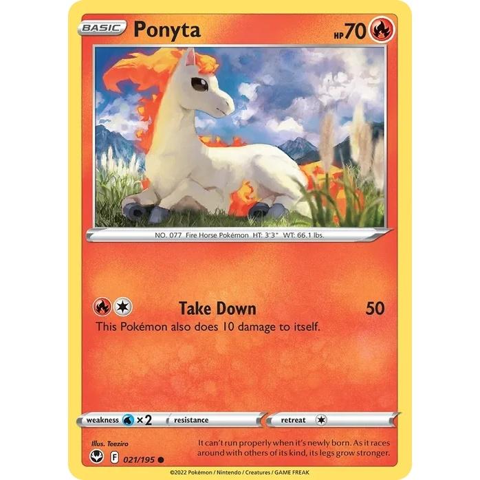 Ponyta - Silver Tempest (Common) [SIT-21] English / Near Mint / Normal