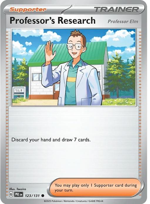 Professor's Research - Prismatic Evolutions (Common) [PRE-123] English / Near Mint / Normal