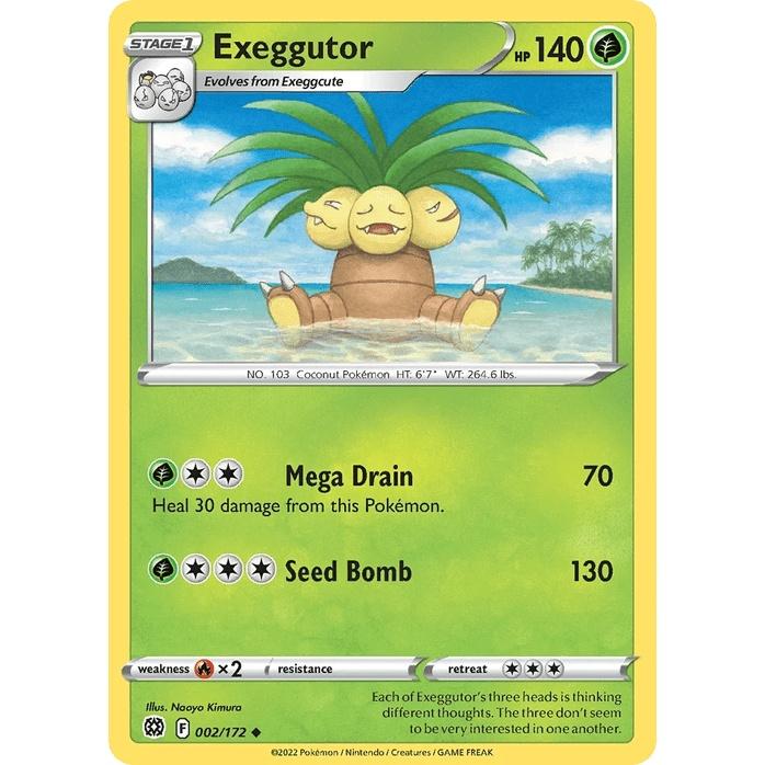 Exeggutor 2/172 - Brilliant Stars (Engelsk / Near Mint)