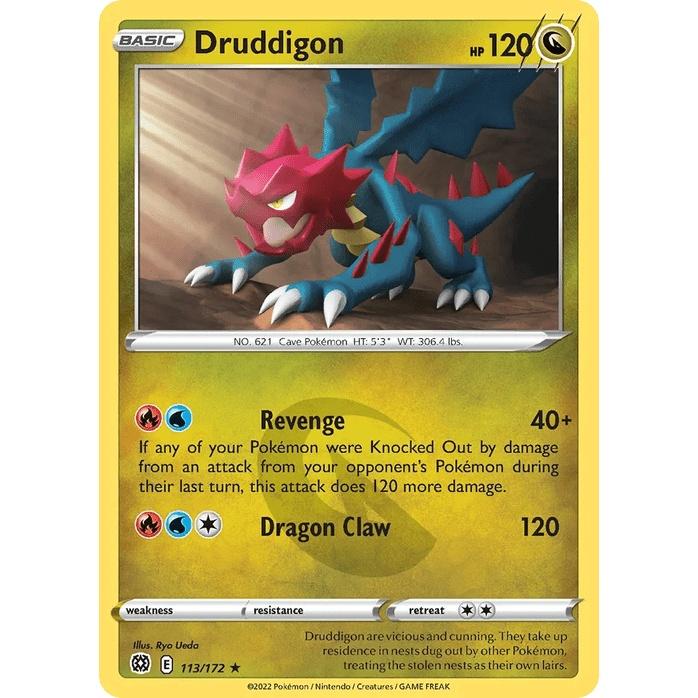 Druddigon 113/172 - Brilliant Stars (Engelsk / Near Mint)