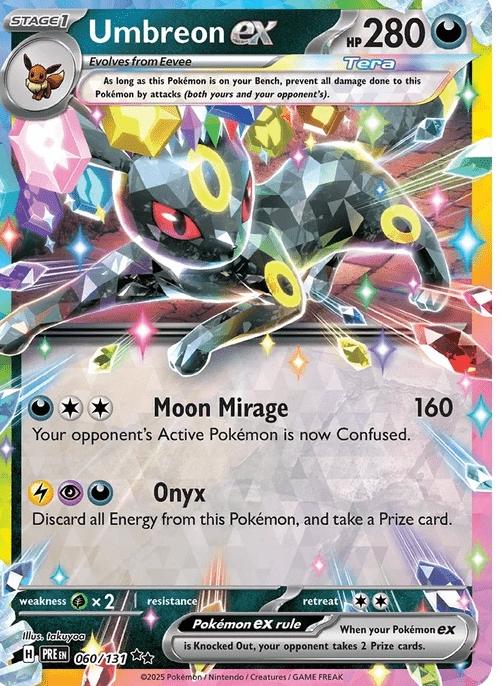 Umbreon ex - Prismatic Evolutions (Double Rare) [PRE-60] English / Near Mint / Normal