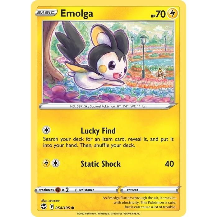 Emolga - Silver Tempest (Common) [SIT-54] English / Near Mint / Normal