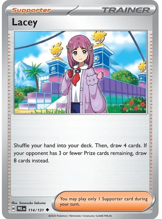 Lacey - Prismatic Evolutions (Uncommon) [PRE-114] English / Near Mint / Normal