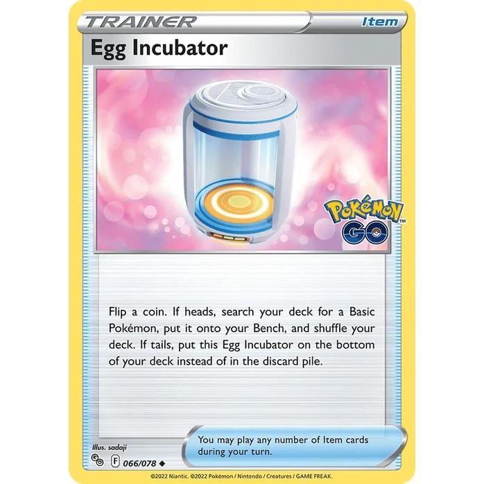 Egg Incubator - Pokémon GO (Uncommon) [PGO-66] English / Near Mint / Normal