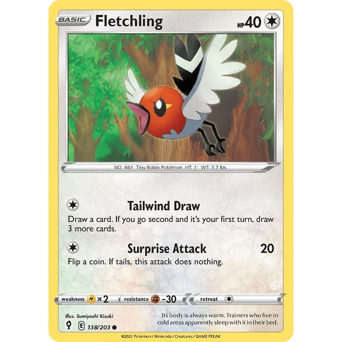 Fletchling - Evolving Skies (Common) [EVS-138] English / Near Mint / Normal