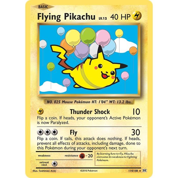 Flying Pikachu - Evolutions (Secret Rare) [EVO-110] English / Near Mint / Normal