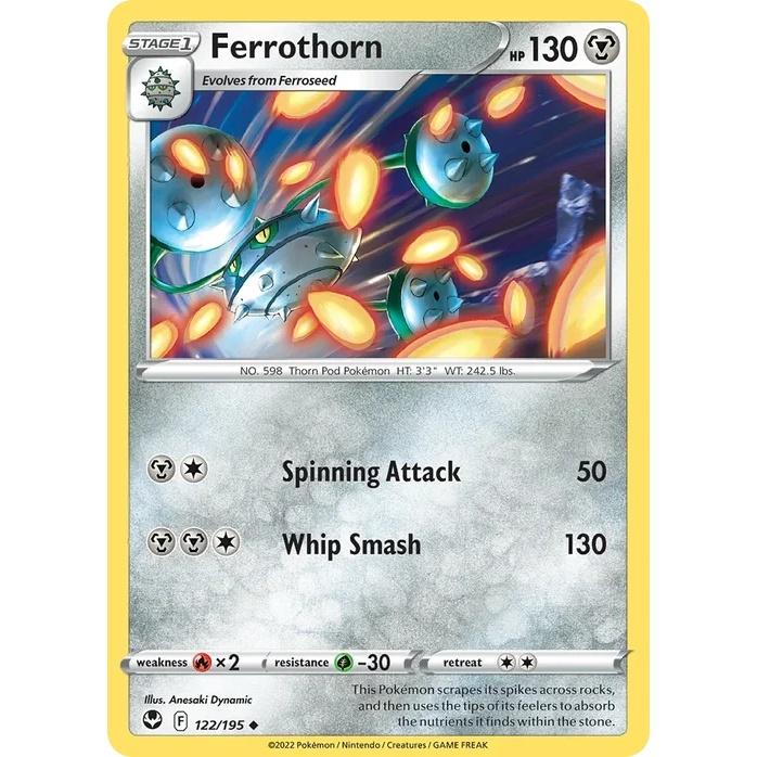 Ferrothorn - Silver Tempest (Uncommon) [SIT-122] English / Near Mint / Normal