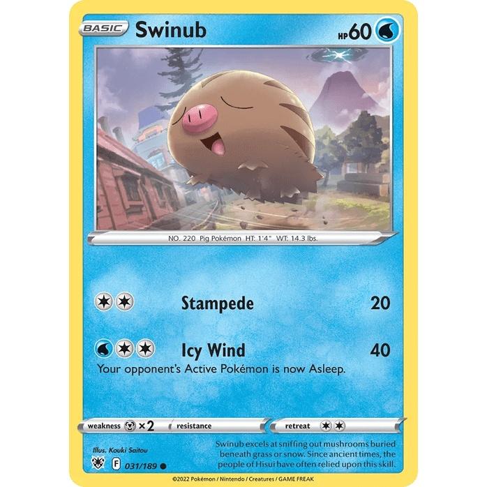 Swinub - Astral Radiance (Common) [ASR-31] English / Near Mint / Normal