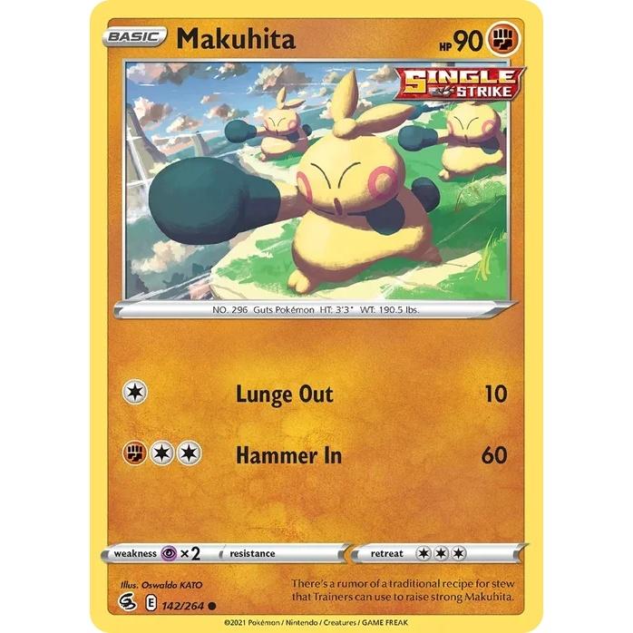 Makuhita - Fusion Strike (Common) [FST-142] English / Near Mint / Normal