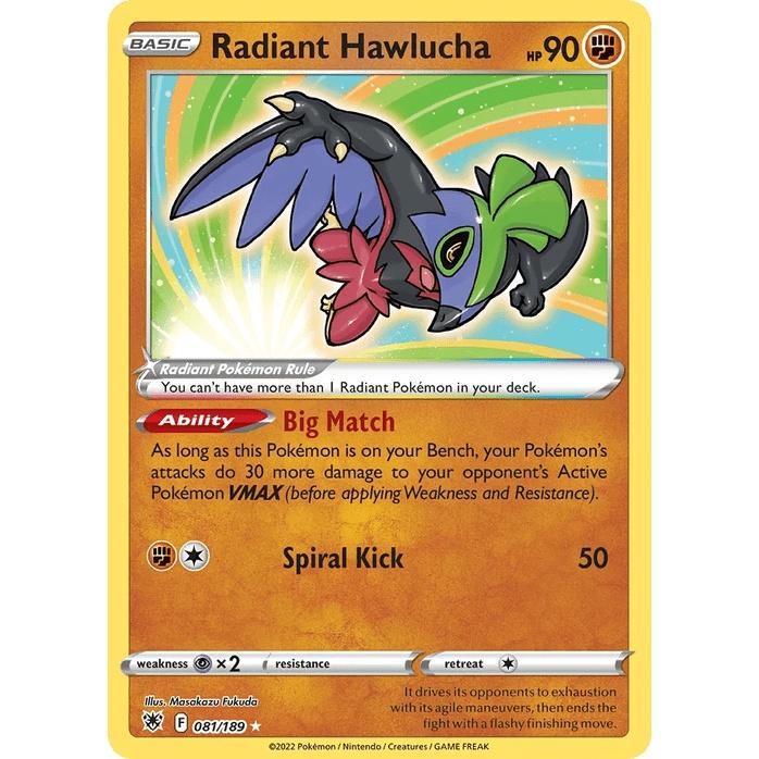 Radiant Hawlucha - Astral Radiance (Radiant Rare) [ASR-81] English / Near Mint / Normal