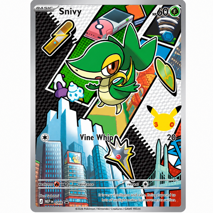 Snivy MEP049 - First Partner Illustration Volume 2 Promo