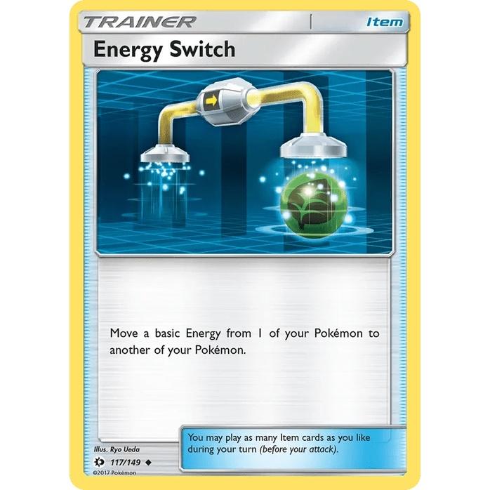 Energy Switch 117/149 - Sun & Moon Base Set (Engelsk / Near Mint)