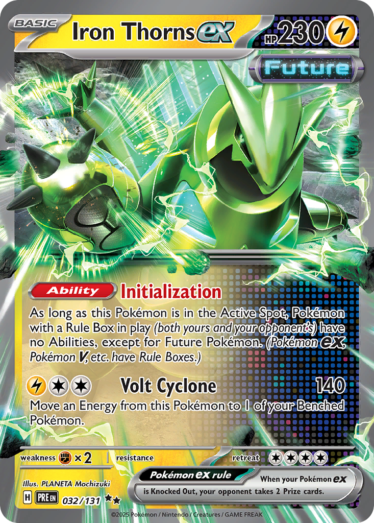 Iron Thorns ex - Prismatic Evolutions (Double Rare) [PRE-32] English / Near Mint / Normal