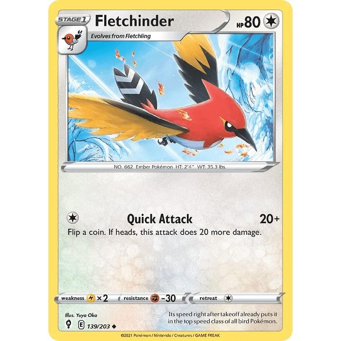 Fletchinder - Evolving Skies (Uncommon) [EVS-139] English / Near Mint / Normal