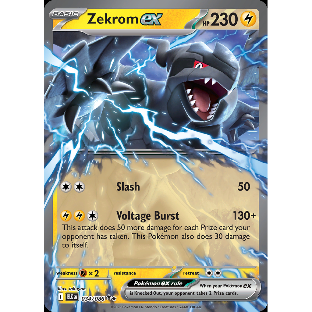 Zekrom ex 34/086 - Black Bolt