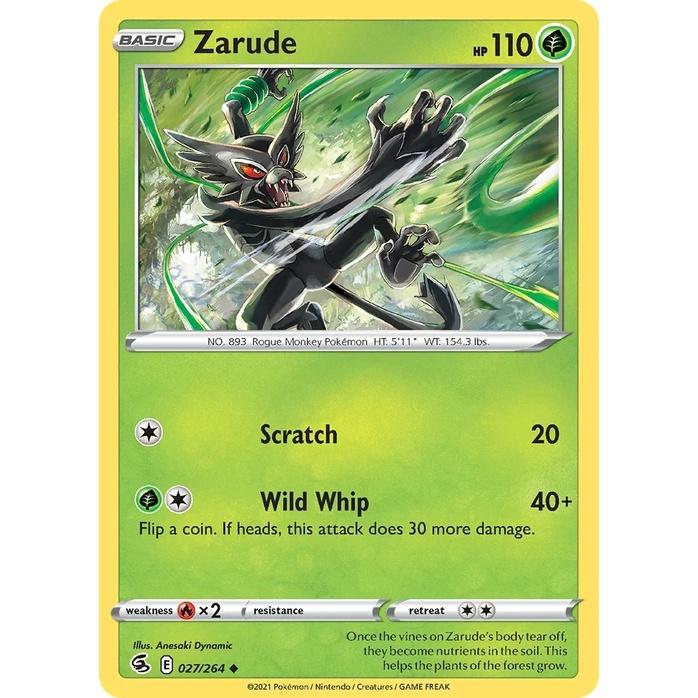 Zarude - Fusion Strike (Uncommon) [FST-27] English / Near Mint / Normal