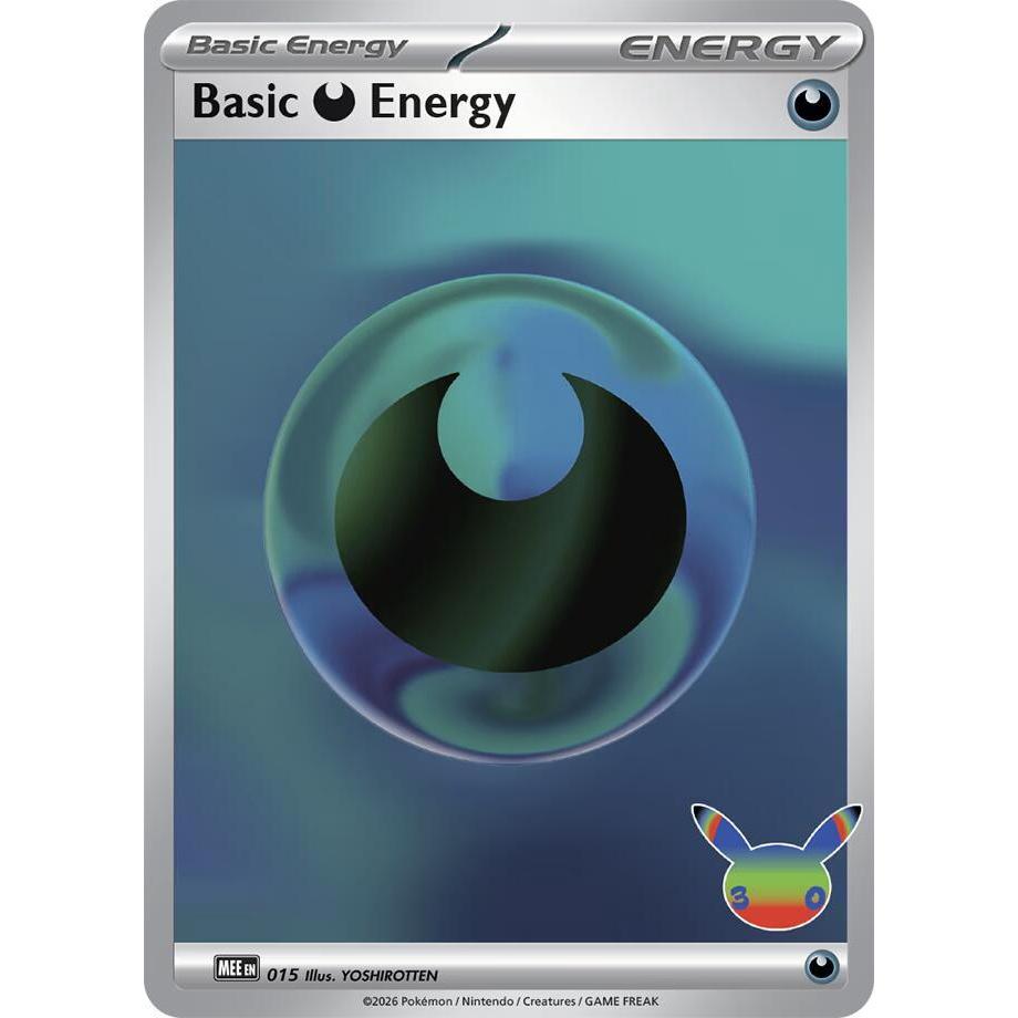 Basic Darkness Energy 15/16 [Holo] - Mega Evolution Energies (Engelsk / Near Mint)