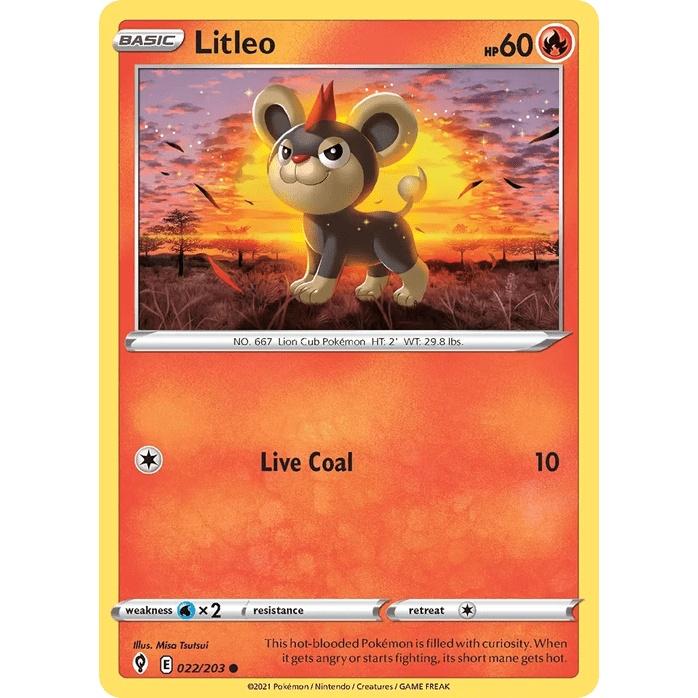 Litleo - Evolving Skies (Common) [EVS-22] English / Near Mint / Normal